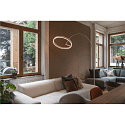 SLV Lampadaire ONE BOW FL haut bas, blanche gradable