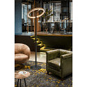 SLV floor lamp ONE STRAIGHT FL up / down, brass, black dimmable