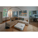 SLV Lampadaire ONE STRAIGHT FL haut bas, noir  gradable