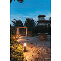 SLV bollard lamp M-POL 30 cylindrical, short, without socket IP65, anthracite dimmable