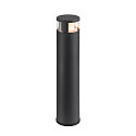 SLV luminaire head M-POL S SHADER on/off IP65, anthracite 