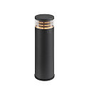 SLV T�te de luminaire M-POL S LOUVER contr�lable par DALI IP65, anthrazit gradable