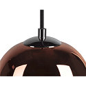 SLV Luminaire à suspension PANTILO OVAL PD E27 IP20, cuivre