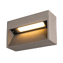 SLV Luminaire mural d'extérieur CONCRETO L IP65, gris