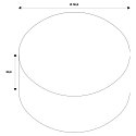 SLV Abat-jour PARA DOME, or, noir 