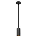 Luminaire � suspension ASTO TUBE � 1 flamme, rond, rigide GU10 IP20, noir gradable