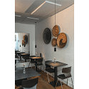 SLV Luminaire � suspension ASTO TUBE � 1 flamme, rond, rigide GU10 IP20, noir gradable