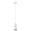 SLV Luminaire � suspension ASTO TUBE � 1 flamme, rond, rigide GU10 IP20, blanche gradable