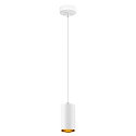 SLV Luminaire � suspension ASTO TUBE � 1 flamme, rond, rigide GU10 IP20, blanche gradable