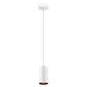 SLV Luminaire � suspension ASTO TUBE � 1 flamme, rond, rigide GU10 IP20, blanche gradable