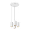 SLV Luminaire � suspension ASTO TUBE 4 flammes, rond, rigide GU10 IP20, blanche gradable