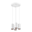 SLV Luminaire � suspension ASTO TUBE 4 flammes, rond, rigide GU10 IP20, blanche gradable