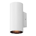 SLV Luminaire mural ASTO TUBE Bas, � 1 flamme, cylindrique, rigide GU10 IP20, blanche gradable