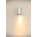 SLV Luminaire mural ASTO TUBE Bas, � 1 flamme, cylindrique, rigide GU10 IP20, blanche gradable