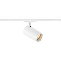 1-Projecteur monophas� ASTO TUBE rond, pivotant � la cardan GU10 IP20, blanche gradable