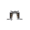 SLV Rail encastr� triphas� S-TRACK PHASE & DALI 2M contr�lable par DALI, noir