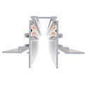 SLV Rail encastr� TRACK 48V contr�lable par DALI, blanche
