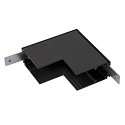 Connecteur en L TRACK 48V m�canique, profond, St�r�o, noir