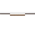 SLV Projecteur sur rail IN-LINE 22 TRACK 48V DARKLIGHT REFLECTOR contr�lable par DALI IP20, blanche gradable