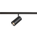 Projecteur sur rail NUMINOS� S TRACK 48V contr�lable par DALI IP20, chrome, noir gradable