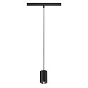 Luminaire � suspension NUMINOS� XS TRACK 48V contr�lable par DALI IP20, chrome, noir gradable
