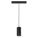 SLV Luminaire à suspension NUMINOS® S 48V DALI 2 40° pour VDU, contrôlable par DALI IP20, noir mat gradable