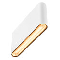 SLV Luminaire mural d'ext�rieur OVAL 18 WL IP65, blanche