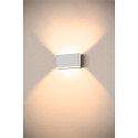 SLV Luminaire mural d'ext�rieur OVAL 18 WL IP65, blanche