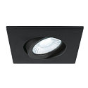 SLV Capot UNIVERSAL DOWNLIGHT IP20 angulaire, pivotant, noir