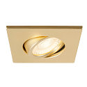 SLV Capot UNIVERSAL DOWNLIGHT IP20 angulaire, pivotant, or mat
