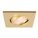 SLV Capot UNIVERSAL DOWNLIGHT IP20 angulaire, pivotant, or mat