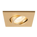 SLV Capot UNIVERSAL DOWNLIGHT IP20 angulaire, pivotant, or mat