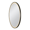 Miroir avec �clairage TRUKKO 80 IP44, noir , transparent gradable