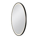 SLV Miroir avec �clairage TRUKKO 80 IP44, noir , transparent gradable