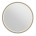 SLV Miroir avec �clairage TRUKKO 80 IP44, noir , transparent gradable