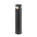 SLV luminaire head M-POL S POLEHEAD IP65, anthracite dimmable