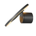 SLV Luminaire mural d'ext�rieur I-RING rond, commutable, avec diffuseur, pivotant � la cardan IP65, anthrazit 