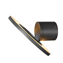 SLV Luminaire mural d'ext�rieur I-RING rond, commutable, avec diffuseur, pivotant � la cardan IP65, anthrazit 