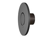 SLV Luminaire mural d'ext�rieur I-RING rond, commutable, avec diffuseur, pivotant � la cardan IP65, anthrazit 