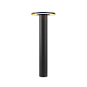 Lampadaire d'ext�rieur I-RING rond, commutable, avec diffuseur, pivotant � la cardan IP65, anthrazit 
