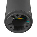 SLV Lampadaire d'ext�rieur I-RING rond, commutable, avec diffuseur, pivotant � la cardan IP65, anthrazit 