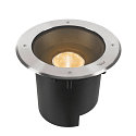 SLV Projecteur encastr� DASAR� XL rond, pivotant, contr�lable par DALI, passable IP65 / IP67, acier inoxydable gradable