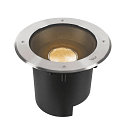 SLV Projecteur encastr� DASAR� XL rond, pivotant, contr�lable par DALI, passable IP65 / IP67, acier inoxydable gradable