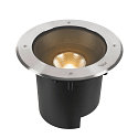 SLV Projecteur encastr� DASAR� XL rond, pivotant, contr�lable par DALI, passable IP65 / IP67, acier inoxydable gradable