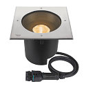 Projecteur encastr� DASAR� XL angulaire, pivotant, contr�lable par DALI, passable IP65 / IP67, acier inoxydable gradable