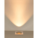 SLV Projecteur encastr� DASAR� L angulaire, pivotant, contr�lable par DALI, passable IP65 / IP67, acier inoxydable gradable