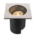 SLV Projecteur encastr� DASAR� L angulaire, pivotant, contr�lable par DALI, passable IP65 / IP67, acier inoxydable gradable