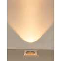SLV Projecteur encastr� DASAR� L angulaire, pivotant, contr�lable par DALI, passable IP65 / IP67, acier inoxydable gradable
