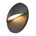 SLV Luminaire mural d�ext�rieur LID II  SINGLE rond, rigide, CCT Switch IP65, anthrazit, mat gradable