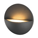 SLV Luminaire mural d�ext�rieur LID II  SINGLE rond, rigide, CCT Switch IP65, anthrazit, mat gradable